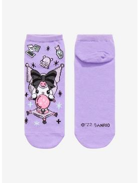 Plus Size Kuromi Crystal Ball No-Show Socks, , hi-res