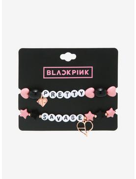 BLACKPINK Pretty Savage Charm Beaded Bracelet Set, , hi-res