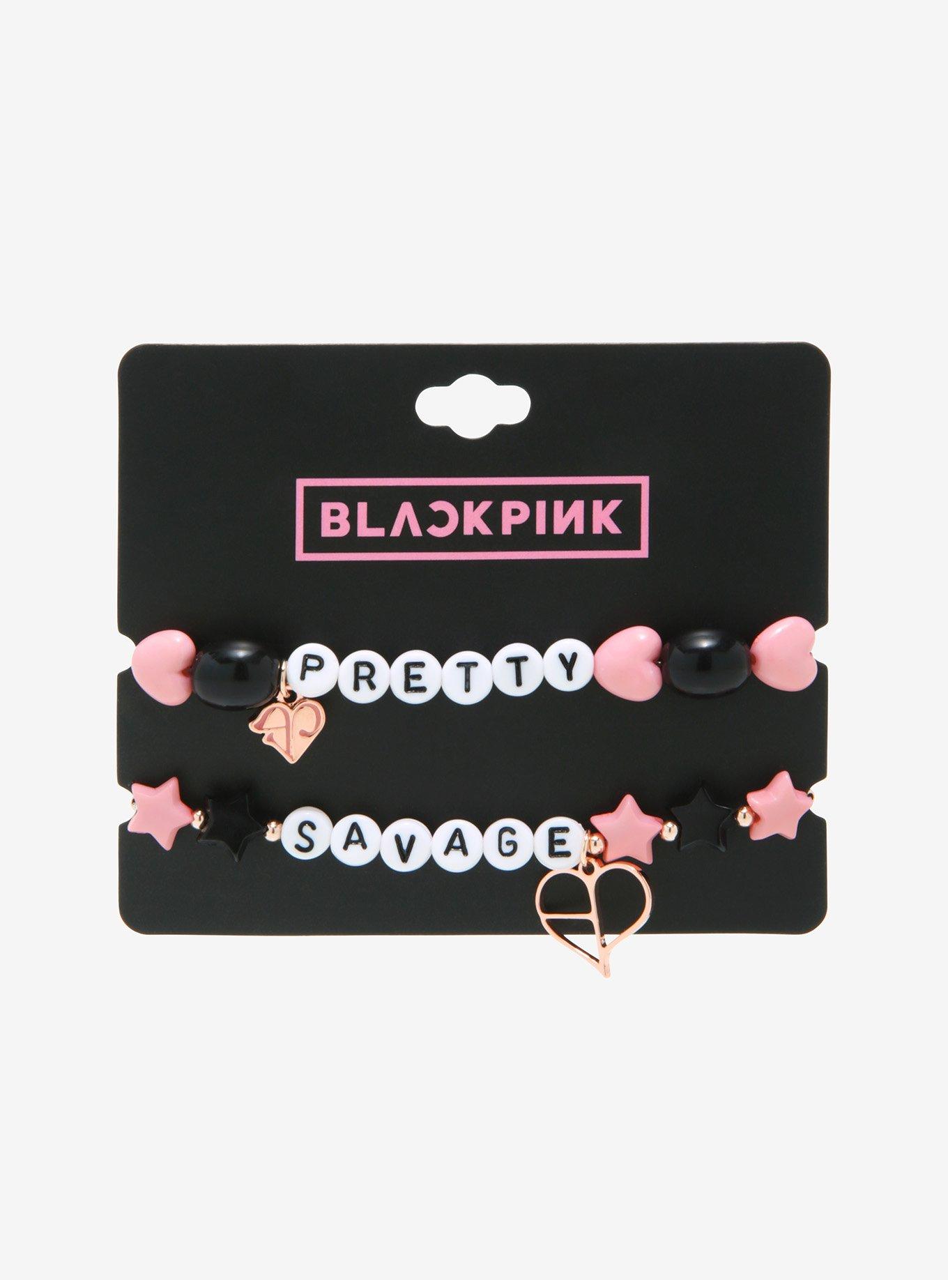 BLACKPINK Pretty Savage Charm Beaded Bracelet Set, , alternate