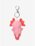 Pink Axolotl Plush Key Chain, , alternate