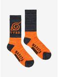 Naruto Shippuden Hidden Leaf Symbol Crew Socks, , alternate