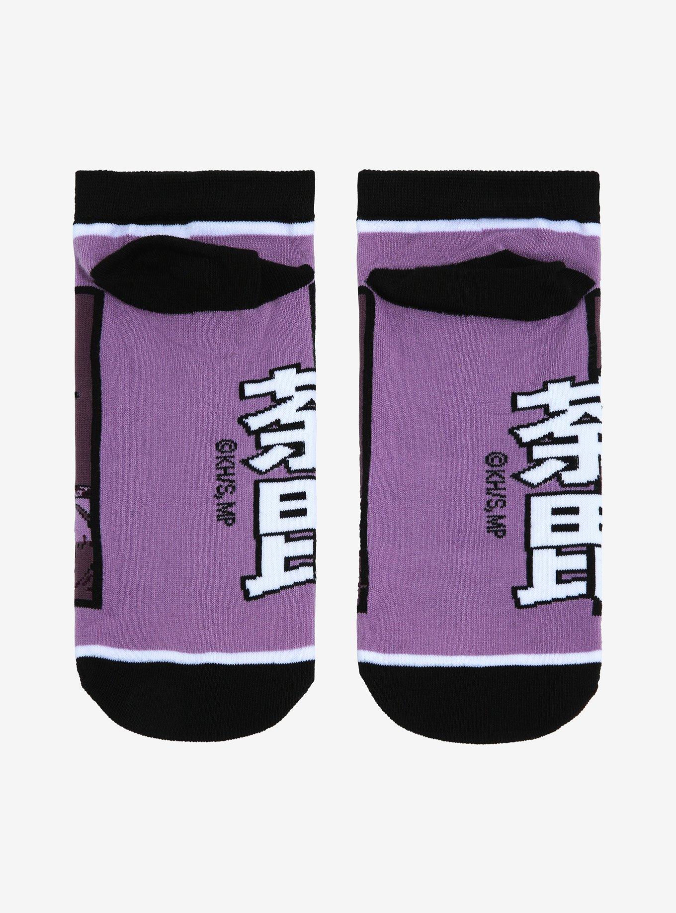 My Hero Academia Dabi Purple No-Show Socks, , alternate