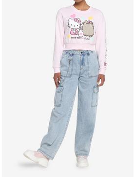 Hello Kitty X Pusheen Sweets Girls Crop Sweater, , hi-res