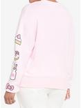 Hello Kitty X Pusheen Sweets Girls Crop Sweater Plus Size, MULTI, alternate
