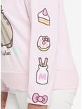 Hello Kitty X Pusheen Sweets Girls Crop Sweater Plus Size, MULTI, alternate