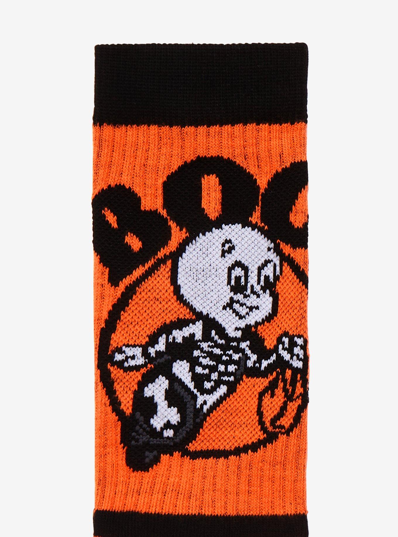 Casper The Friendly Ghost Skeleton Boo Crew Socks, , alternate