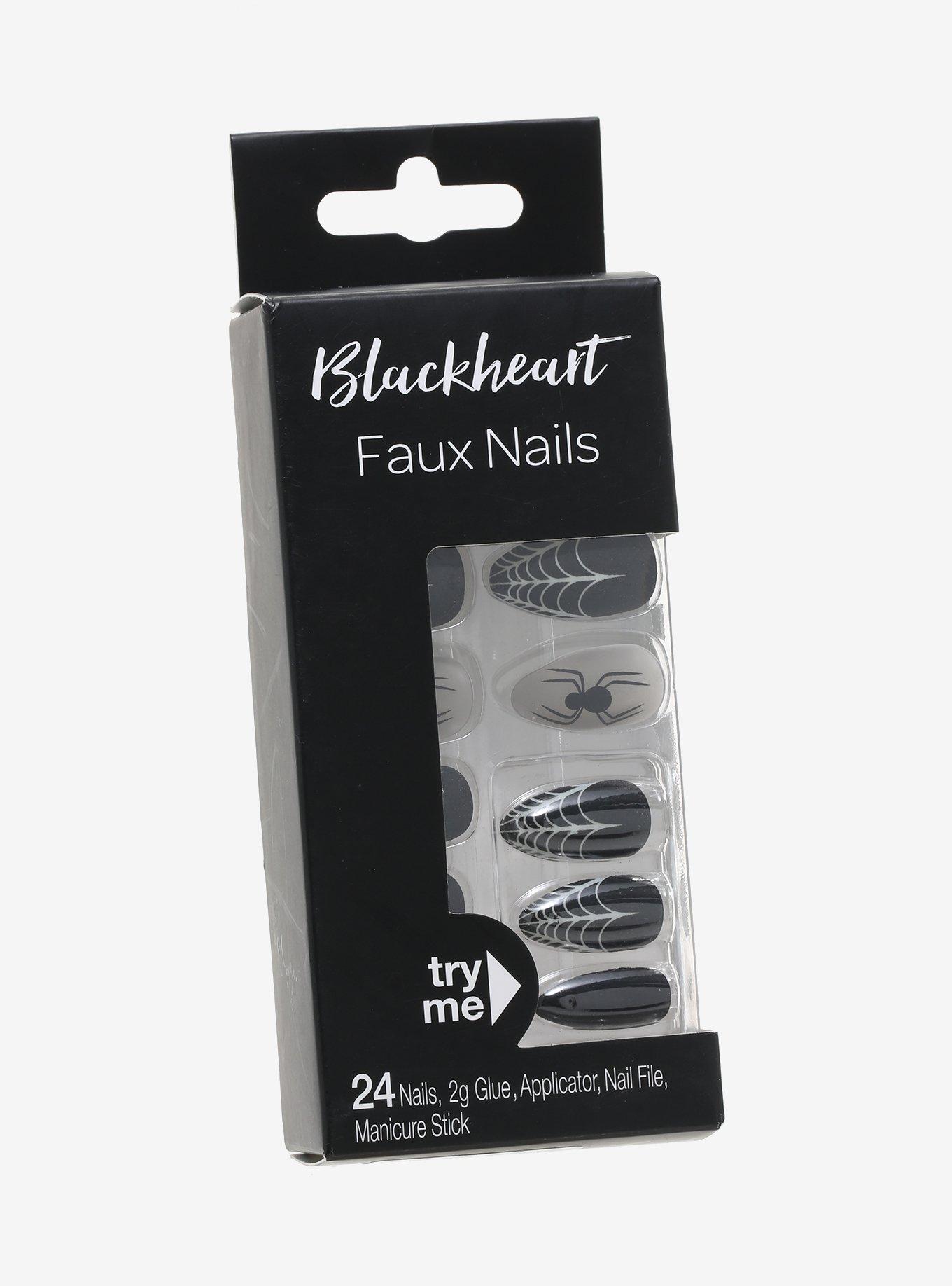Spiderweb Faux Nail Set, , alternate