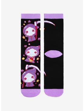 Chibi Grim Reaper Crew Socks, , hi-res