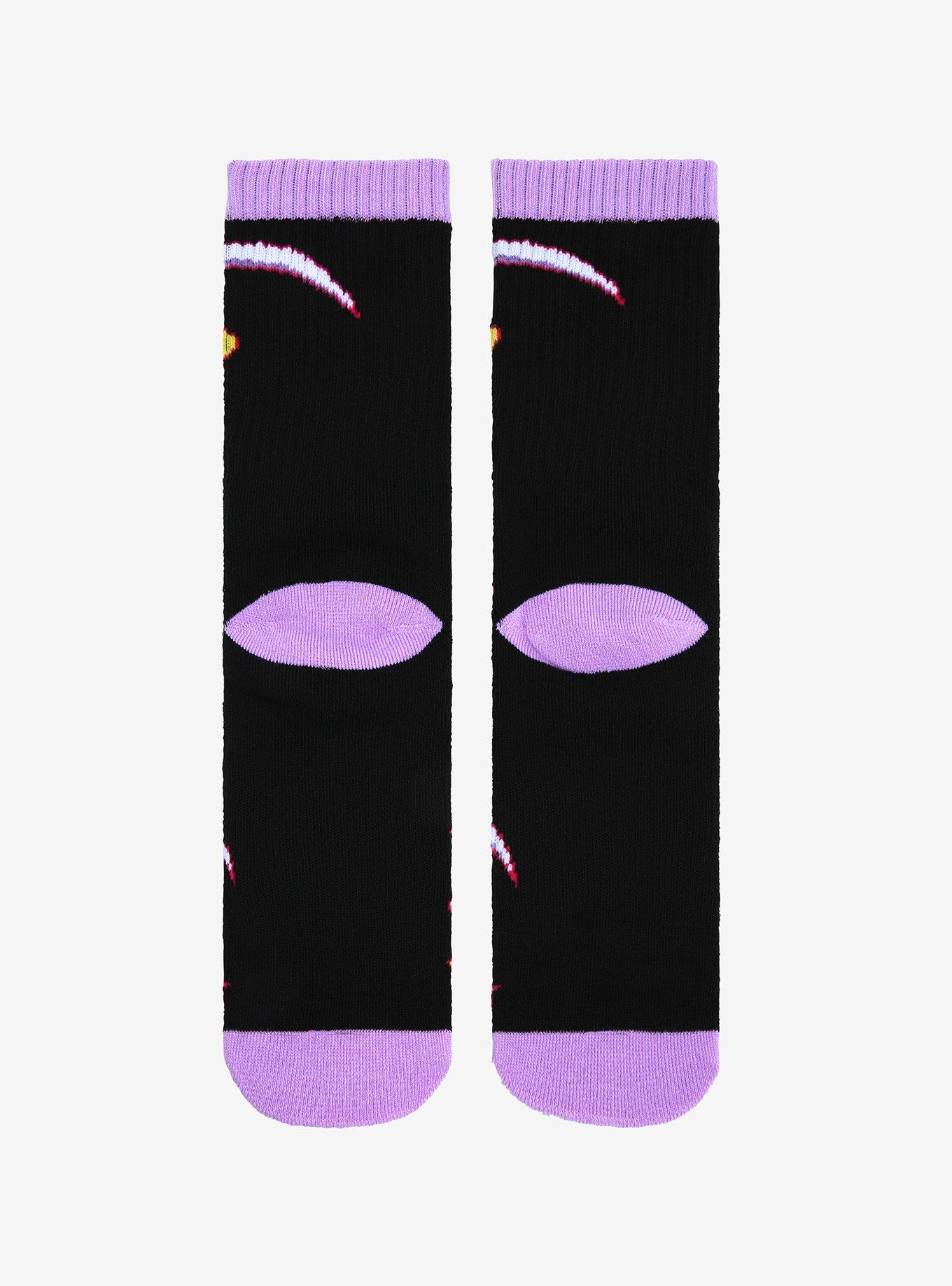 Chibi Grim Reaper Crew Socks, , alternate