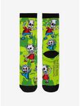 The Simpsons Skeleton Kids Tie-Dye Crew Socks, , alternate