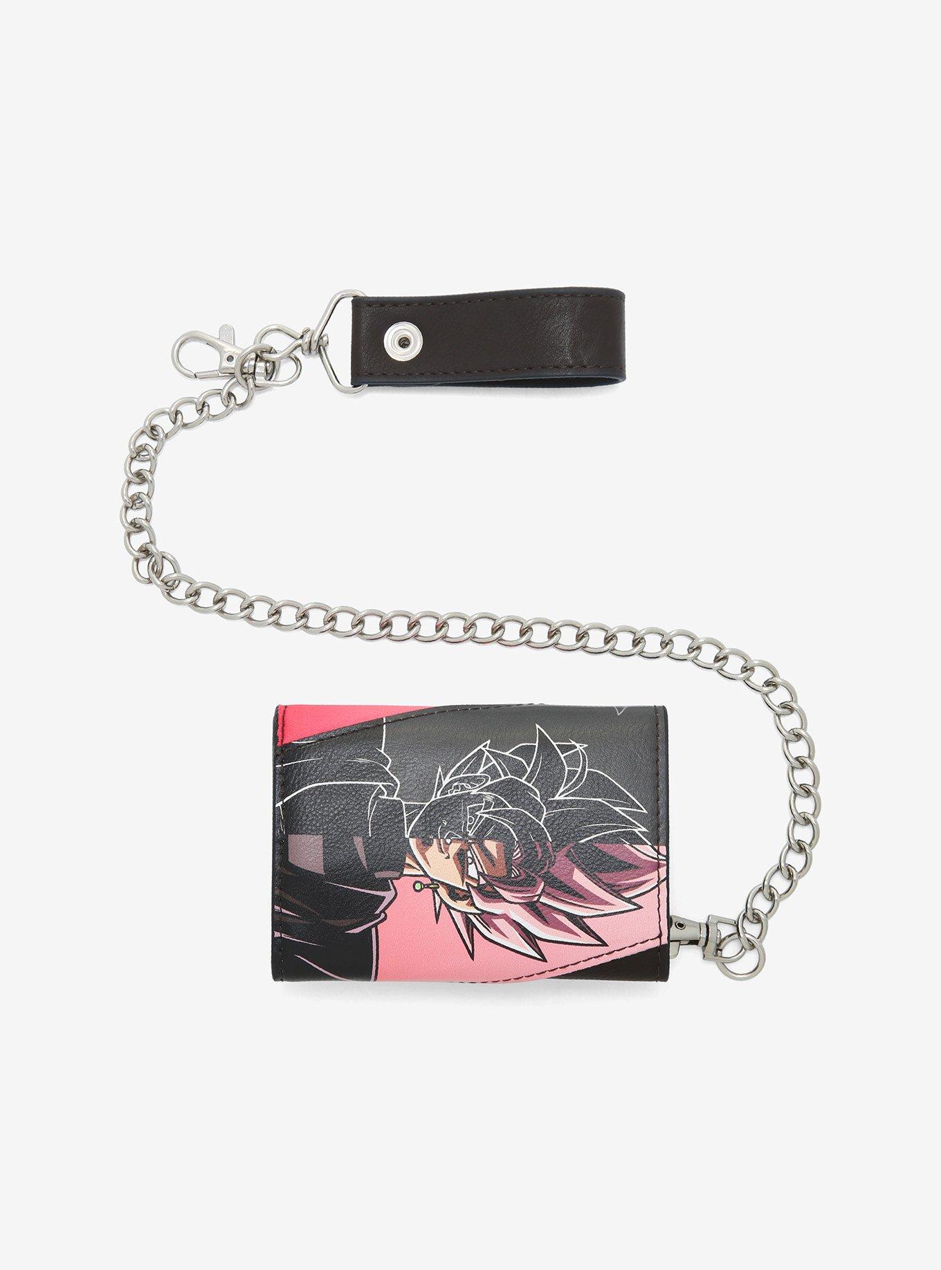 Dragon Ball Super Goku Super Saiyan Rose Trifold Chain Wallet, , hi-res