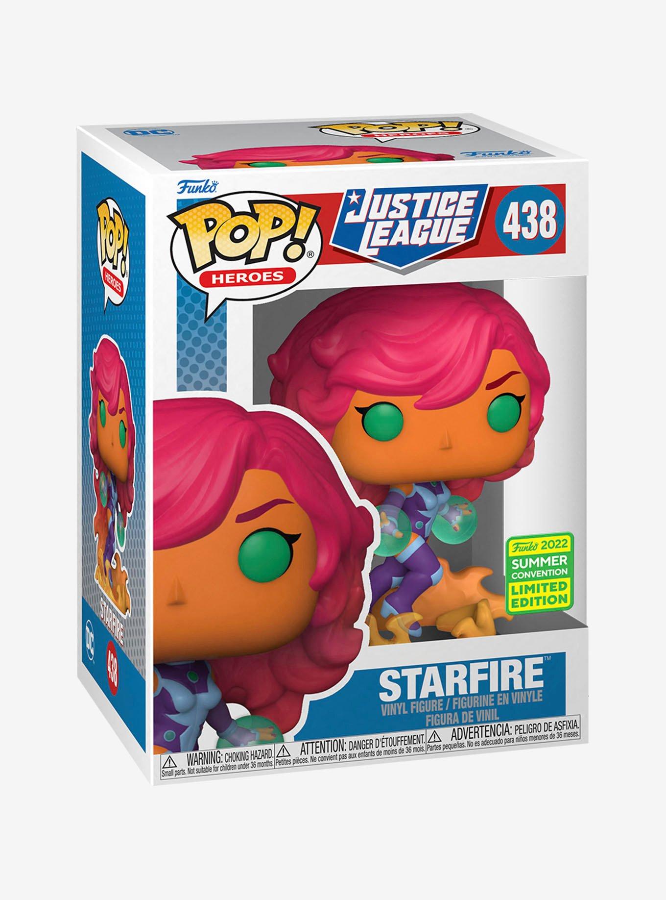 Funko Justice League Pop! Heroes Starfire Vinyl Figure Funko Summer Convention Exclusive, , alternate
