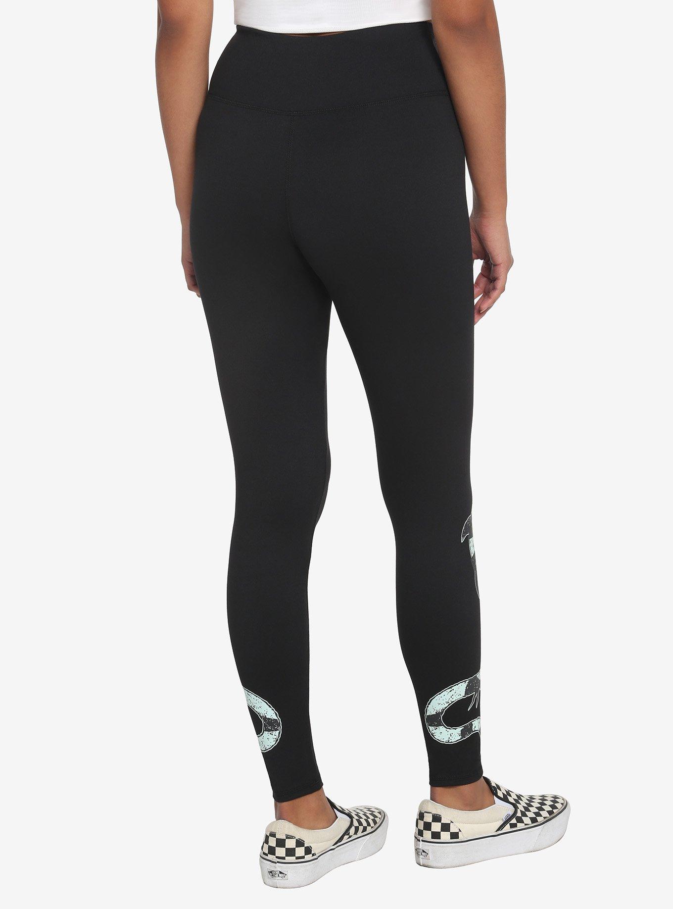 Beetlejuice Glow-In-The-Dark Sandworm Leggings, MULTI, alternate