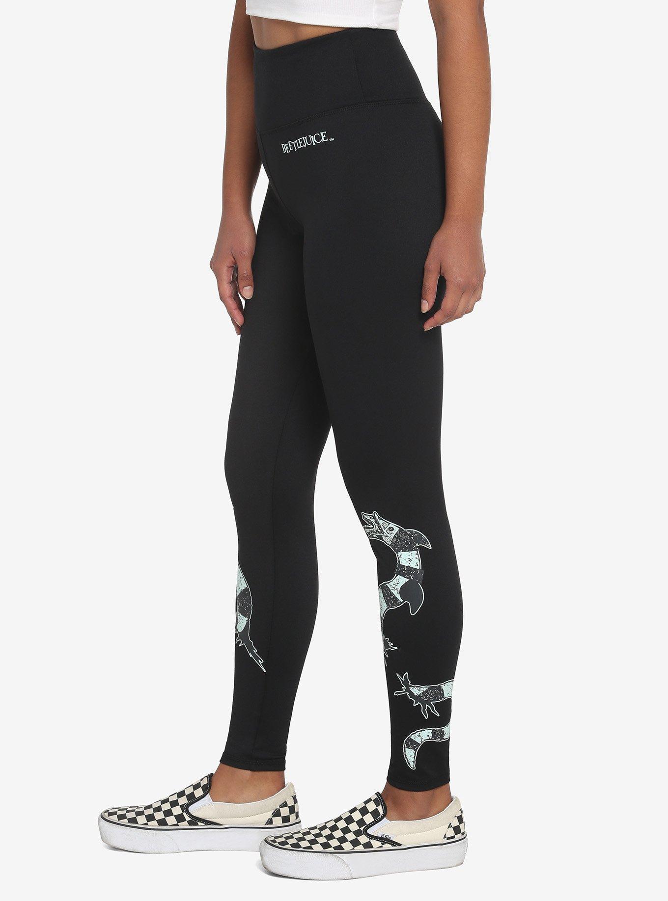 Beetlejuice Glow-In-The-Dark Sandworm Leggings, MULTI, alternate
