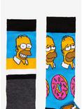 The Simpsons Homer Crew Socks 2 Pair, , alternate