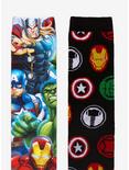 Marvel Avengers Logo Crew Socks 2 pair, , alternate