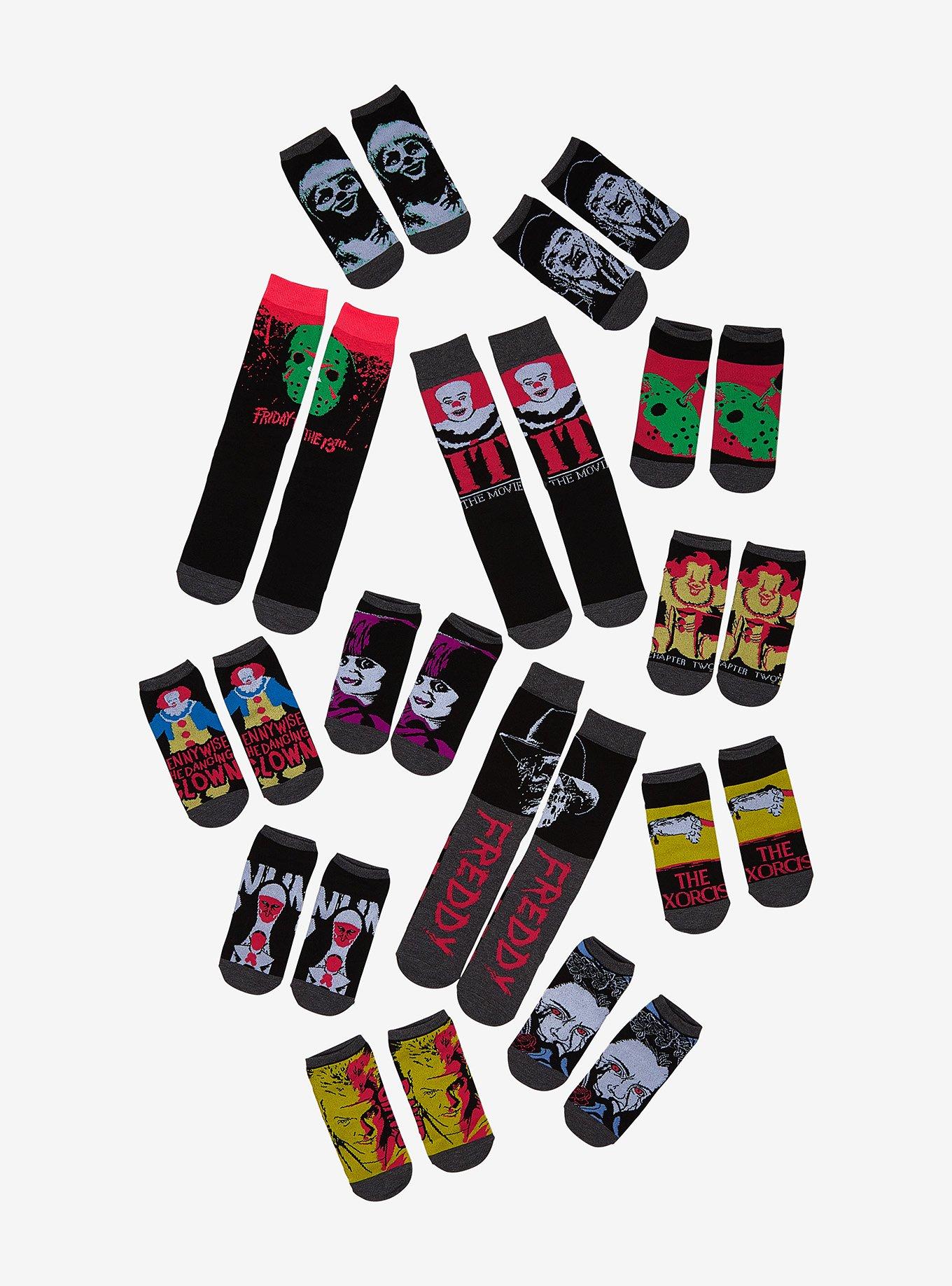 13 Days Of Horror Gift Sock Set, , alternate