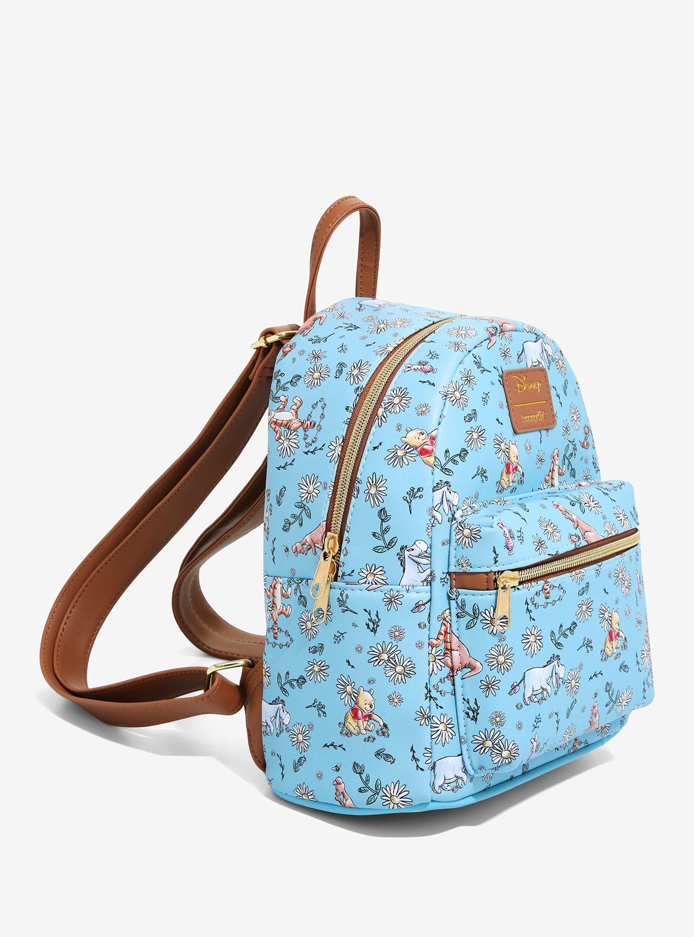 Loungefly Disney Winnie The Pooh Sketch Daisies Mini Backpack, , alternate