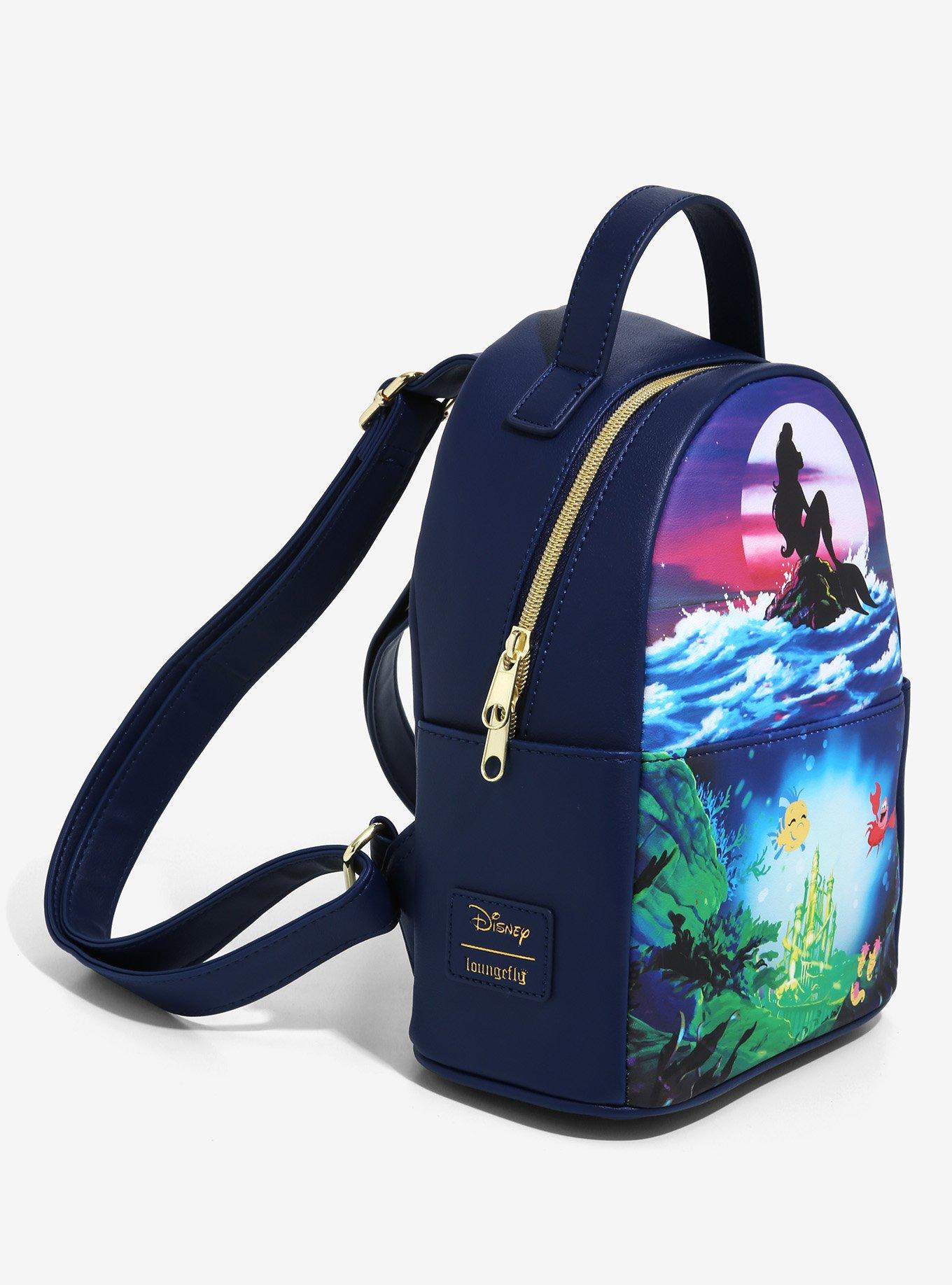Loungefly Disney The Little Mermaid Silhouette Mini Backpack, , alternate