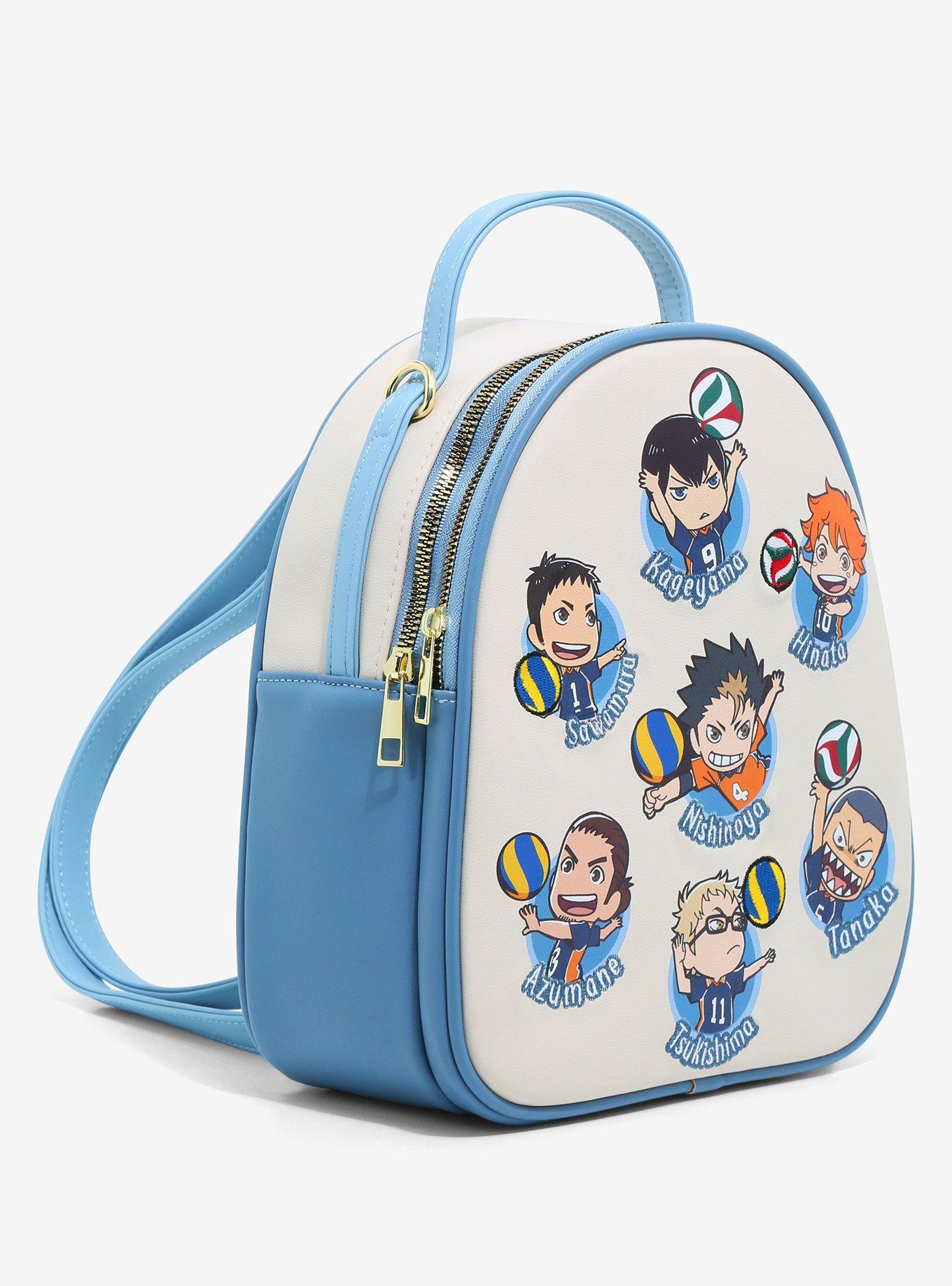 Haikyu!! Chibi Team Portraits Convertible Mini Backpack - BoxLunch Exclusive , , alternate