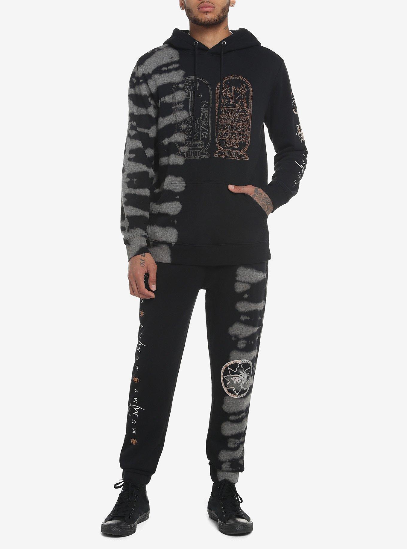 The Mummy Hieroglyphic Split Wash Hoodie, MULTI, alternate