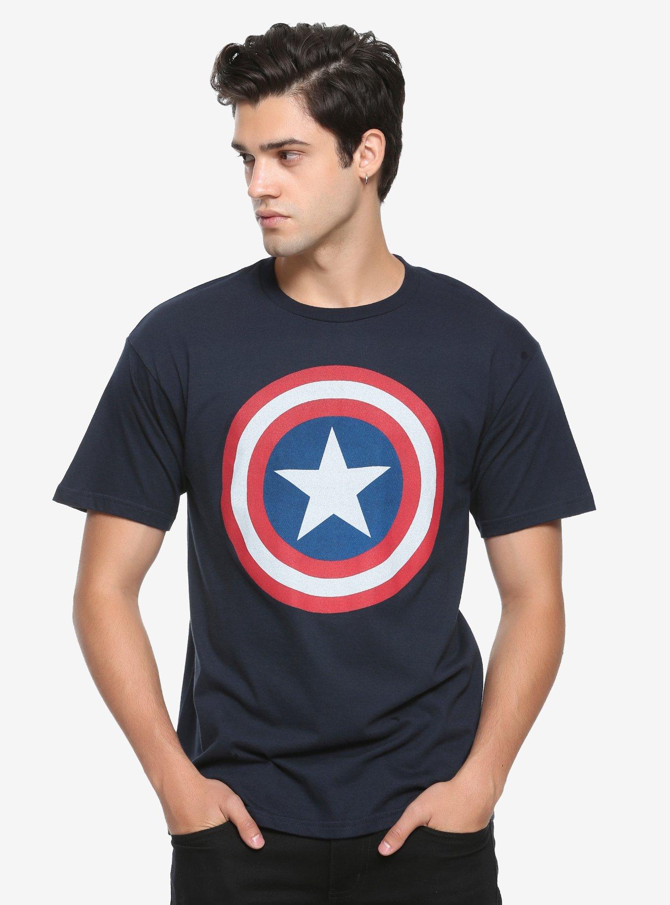 Marvel Captain America Shield T-Shirt, , alternate