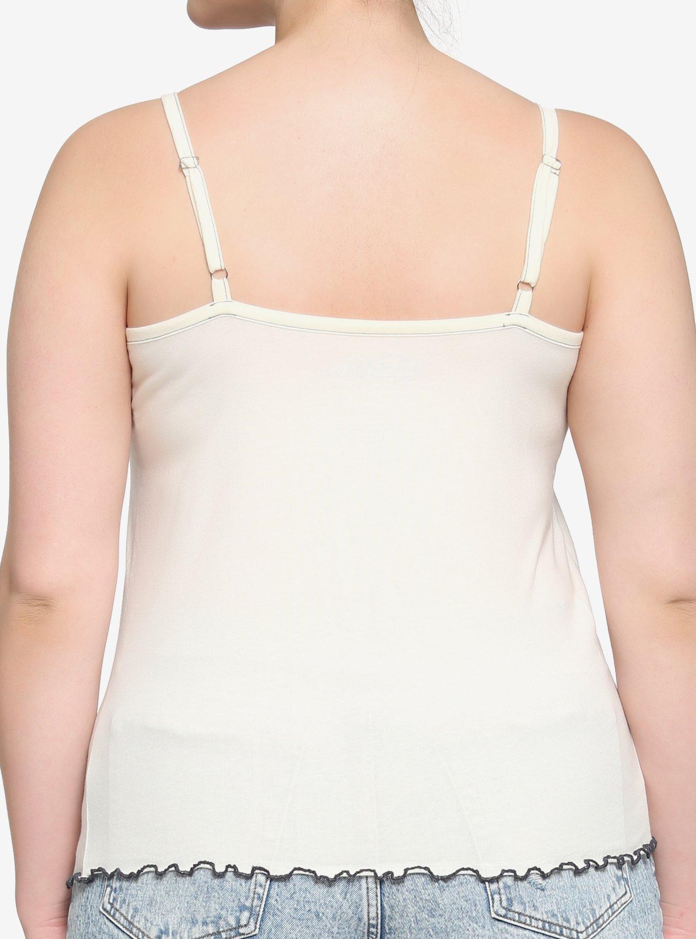 Pretty Guardian Sailor Moon Shadow Galaxia Strappy Tank Top Plus Size, CREAM, alternate