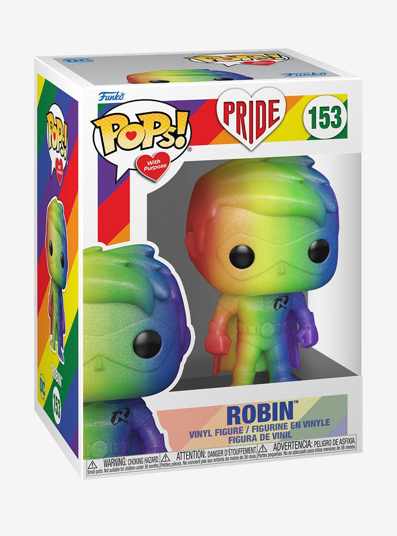 Funko DC Comics Pride 2022 Pop! Robin Vinyl Figure, , alternate