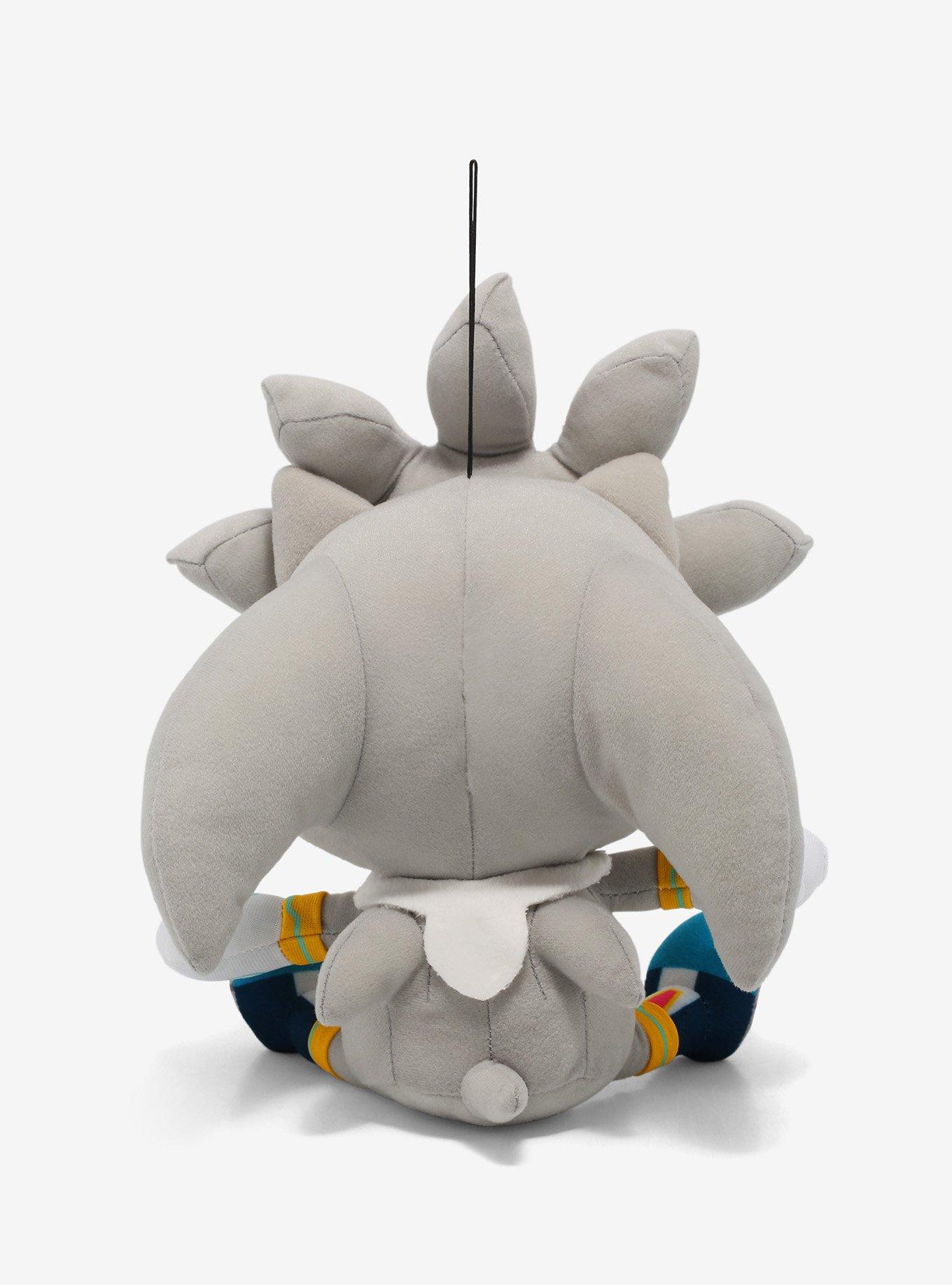 Sonic The Hedgehog Silver The Hedgehog Sitting Plush, , alternate