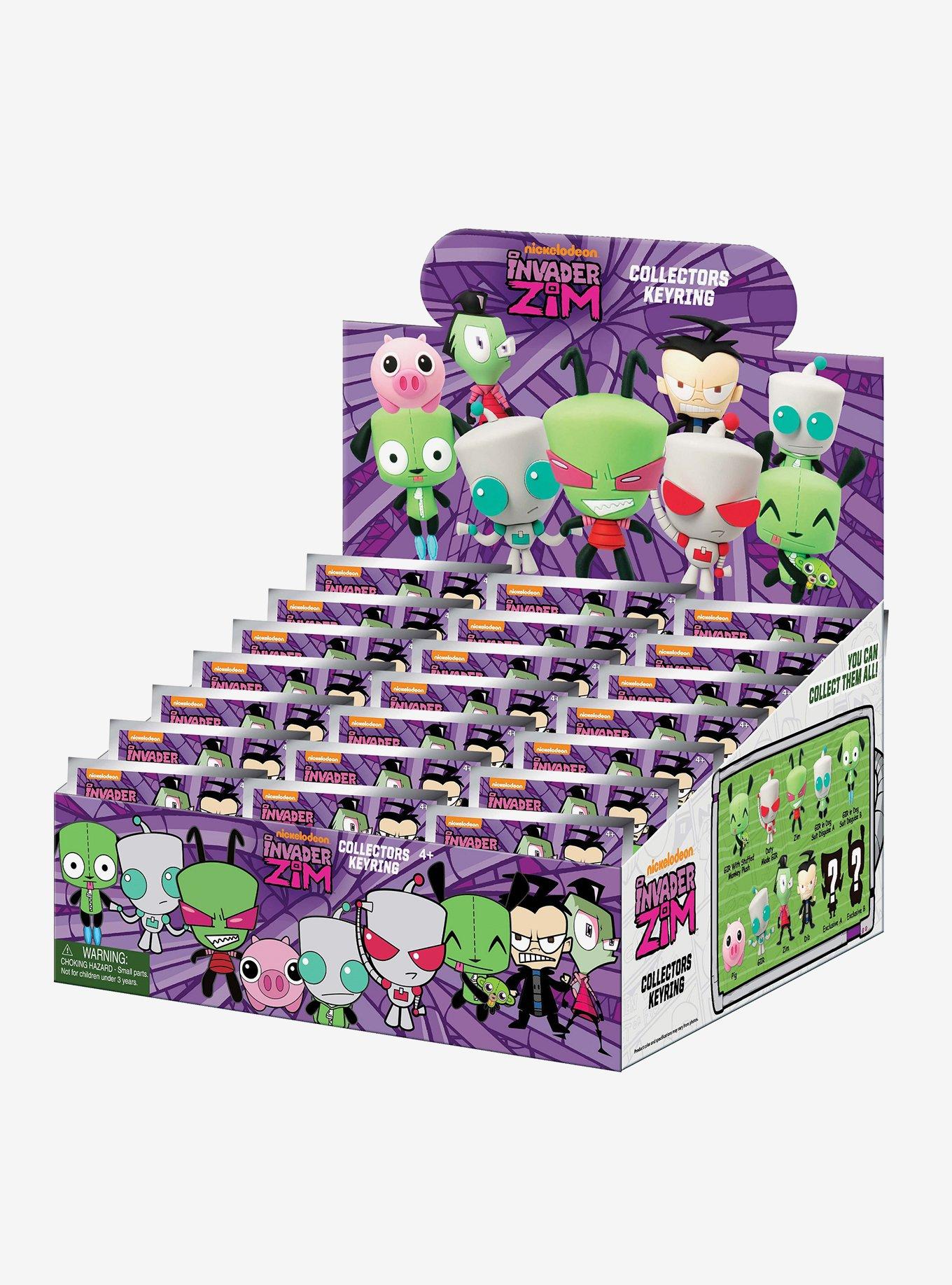 Invader Zim Blind Bag Collectors Key Ring, , alternate