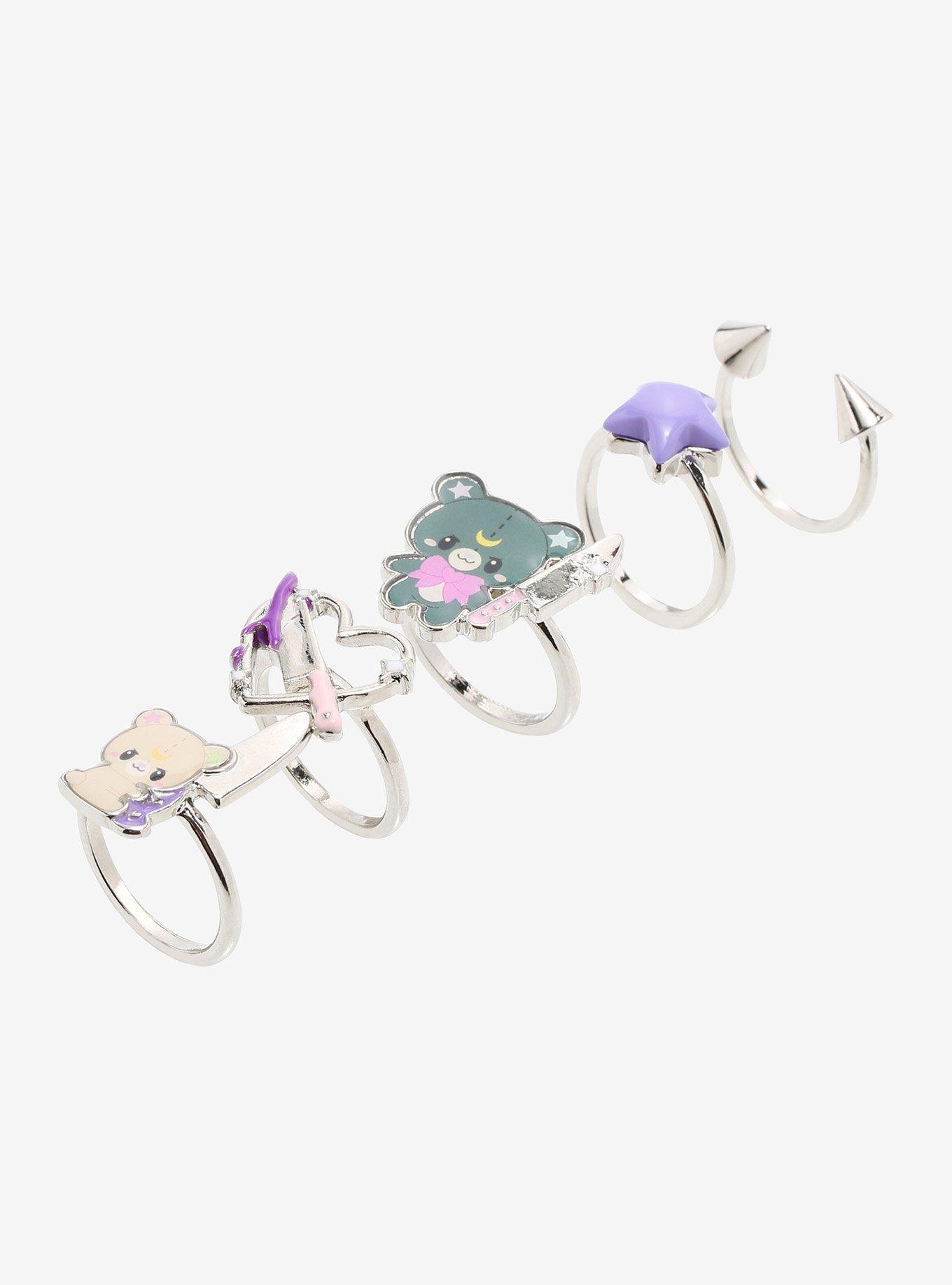 Moon Bear Knife Ring Set, , alternate