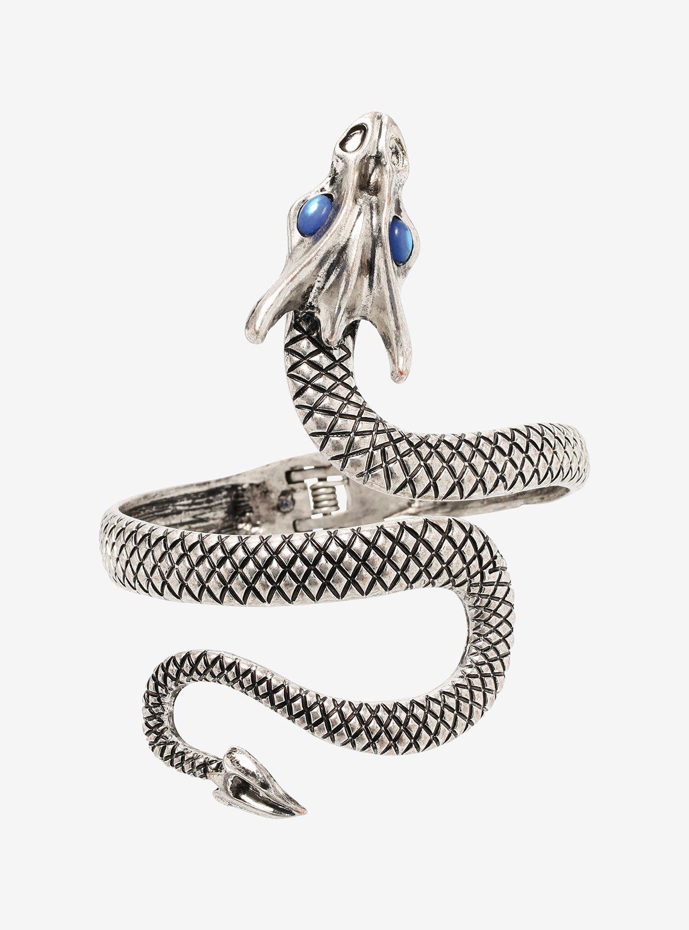 Silver Dragon Cuff Bracelet, , alternate