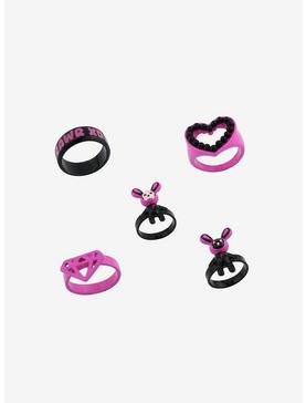 Rawr XD Pink Bunny Ring Set, , hi-res