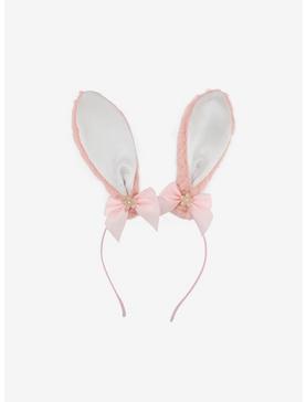 Pink Sakura Bunny Ear Headband, , hi-res