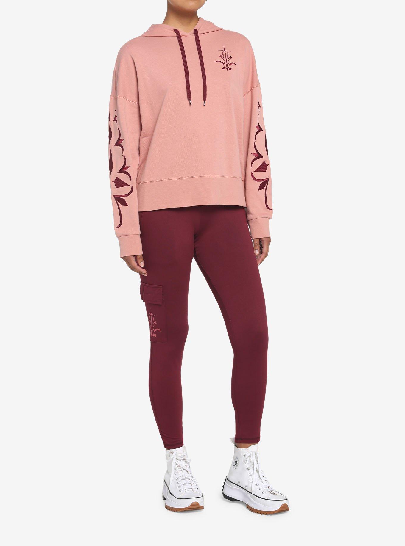 Her Universe Star Wars Ahsoka Tano Embroidered Hoodie, ASH ROSE, alternate