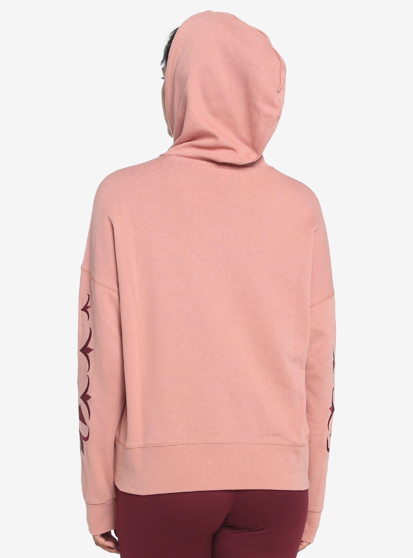 Her Universe Star Wars Ahsoka Tano Embroidered Hoodie, ASH ROSE, alternate