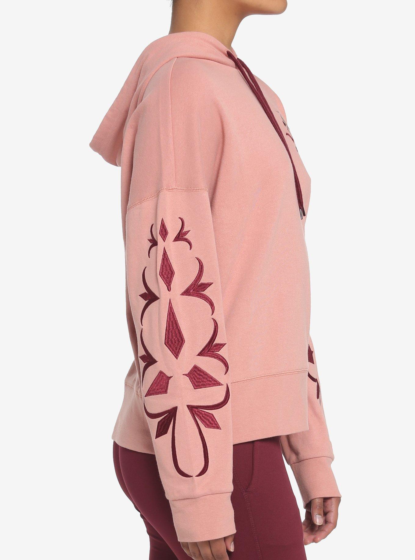 Her Universe Star Wars Ahsoka Tano Embroidered Hoodie, ASH ROSE, alternate