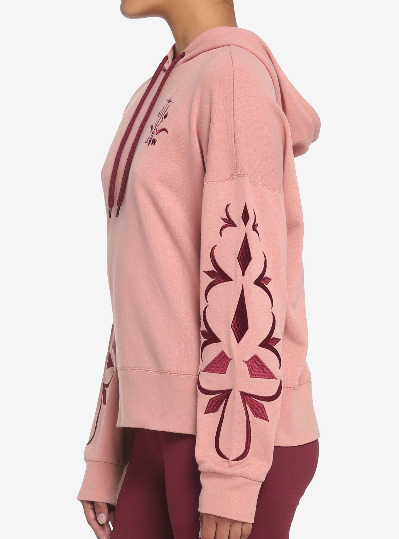 Her Universe Star Wars Ahsoka Tano Embroidered Hoodie, ASH ROSE, alternate