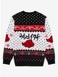 Naruto Shippuden Chibi Itachi Uchiha Holiday Sweater - BoxLunch Exclusive, BLACK  WHITE, alternate