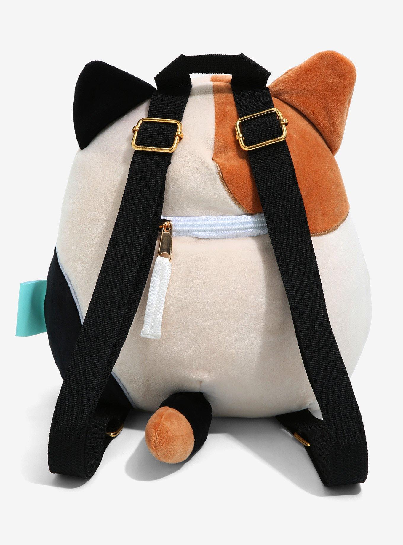 Squishmallows Cam the Calico Cat Plush Mini Backpack