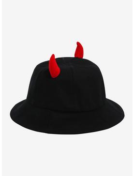 3D Devil Horns Bucket Hat, , hi-res