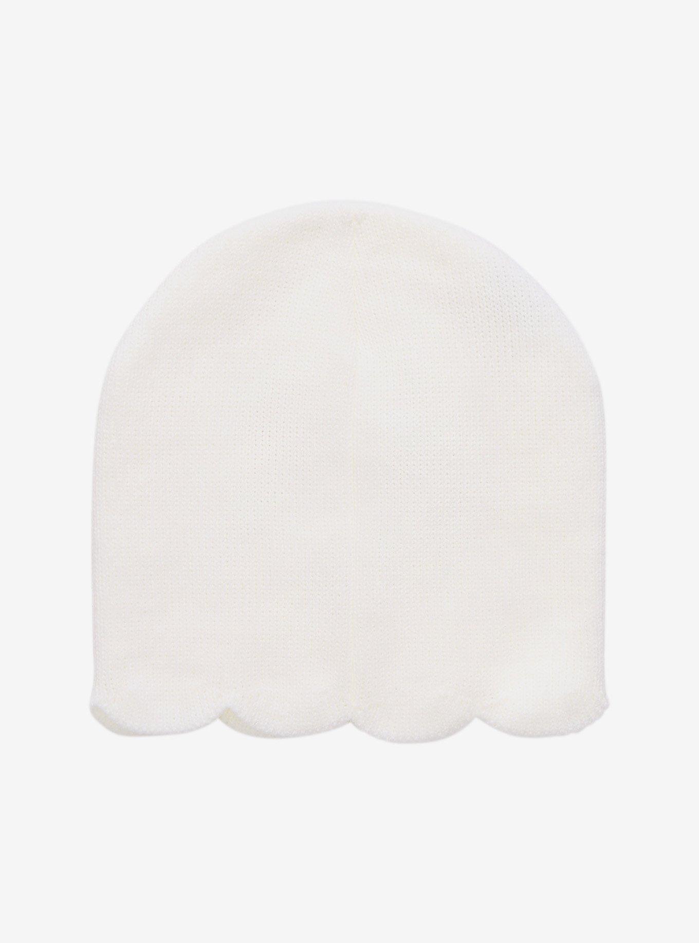 Chibi Ghost Scalloped Beanie, , alternate