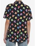 Rainbow Mushroom Girls Resort Woven Button-Up, MULTI, alternate