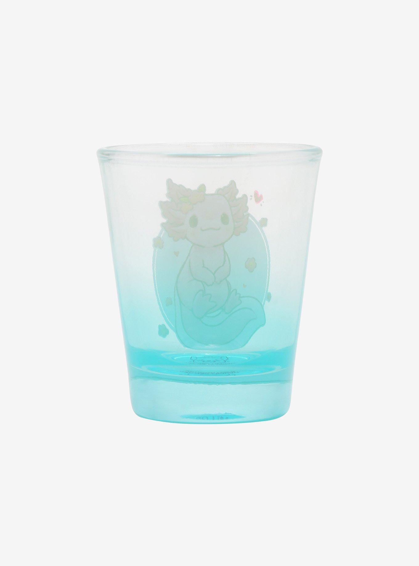 Floral Axolotl Mini Glass, , alternate