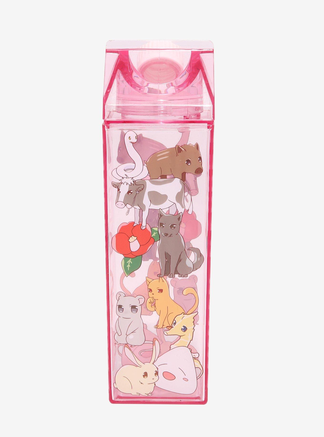 Fruits Basket Zodiac Milk Carton Water Bottle, , alternate