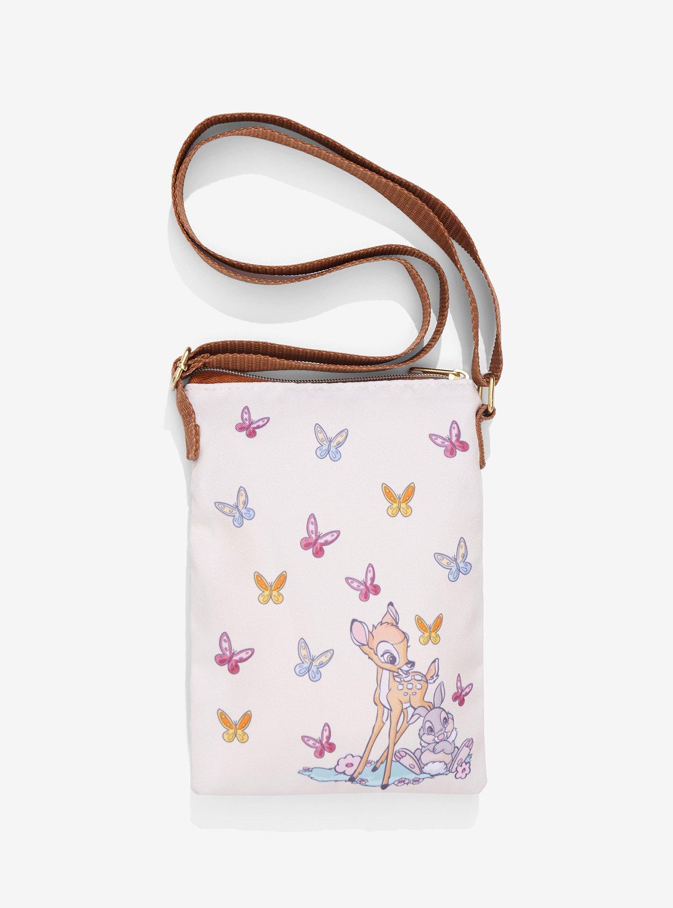 Loungefly Disney Bambi Friends & Flowers Passport Crossbody Bag, , alternate