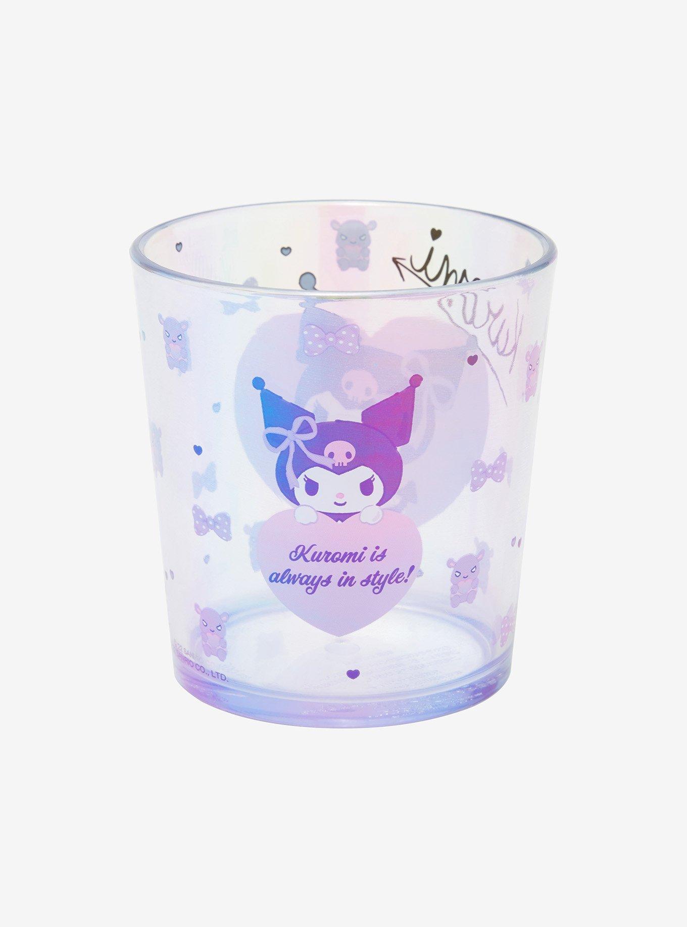 Kuromi Iridescent Plastic Cup, , alternate