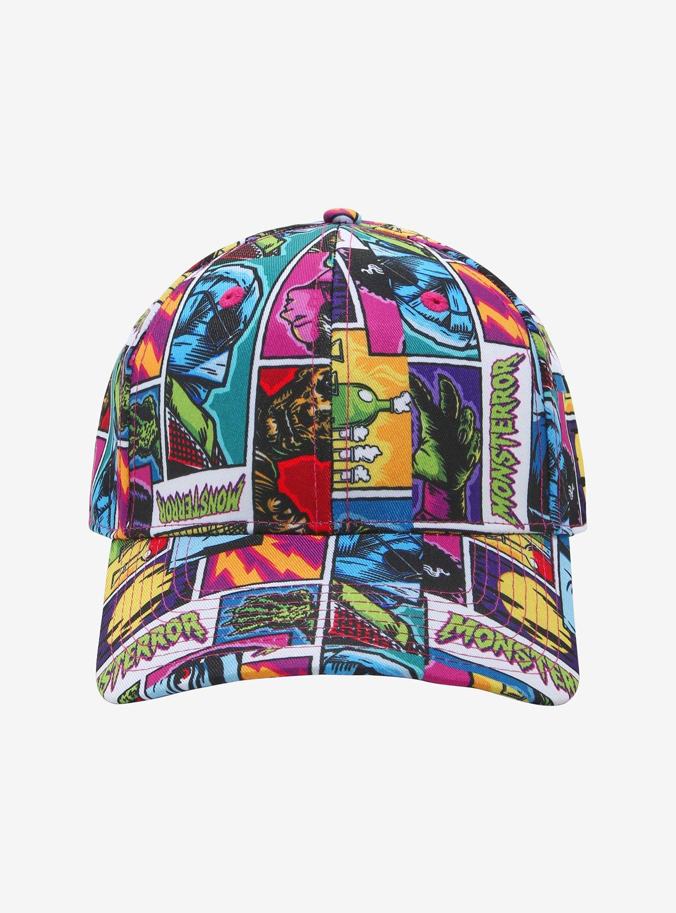 Universal Monsters Comic Snapback Hat, , alternate