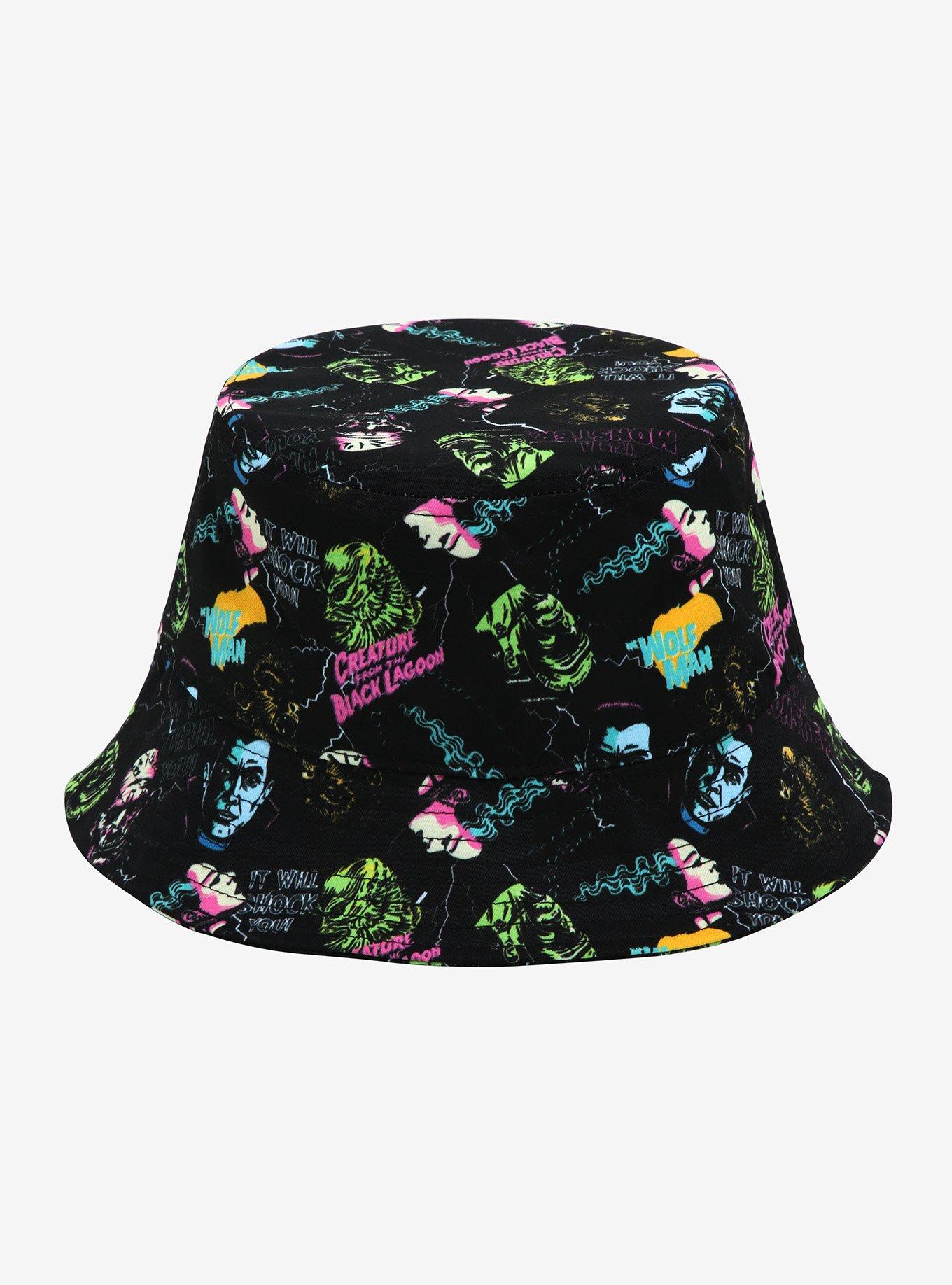 Universal Monsters Neon Characters Bucket Hat, , alternate