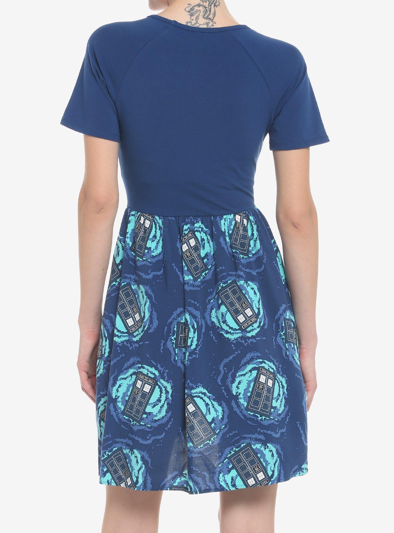 Her Universe Doctor Who TARDIS Dress, DARK BLUE, alternate